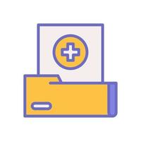 medisch map icoon voor uw website ontwerp, logo, app, ui. vector
