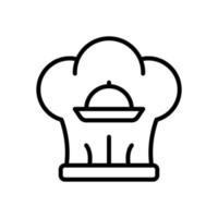 chef hoed icoon voor uw website ontwerp, logo, app, ui. vector