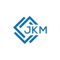 jkm brief logo ontwerp Aan wit achtergrond. jkm creatief cirkel brief logo concept. jkm brief ontwerp. vector