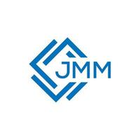 jmm brief logo ontwerp Aan wit achtergrond. jmm creatief cirkel brief logo concept. jmm brief ontwerp. vector
