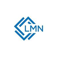 lmn brief logo ontwerp Aan wit achtergrond. lmn creatief cirkel brief logo concept. lmn brief ontwerp. vector