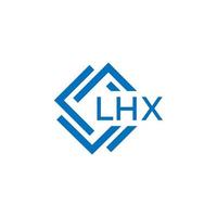 lhx brief logo ontwerp Aan wit achtergrond. lhx creatief cirkel brief logo concept. lhx brief ontwerp.lhx brief logo ontwerp Aan wit achtergrond. lhx c vector