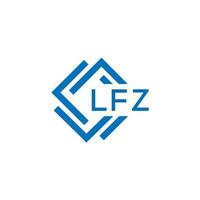 lfz brief logo ontwerp Aan wit achtergrond. lfz creatief cirkel brief logo concept. lfz brief ontwerp.lfz brief logo ontwerp Aan wit achtergrond. lfz c vector