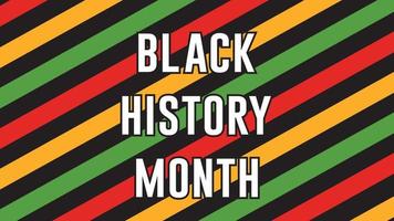 zwart geschiedenis maand patroon achtergrond vector