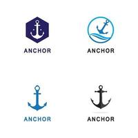 anker logo en symbool sjabloon vector iconen