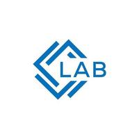 laboratorium brief logo ontwerp Aan wit achtergrond. laboratorium creatief cirkel brief logo concept. laboratorium brief ontwerp. vector