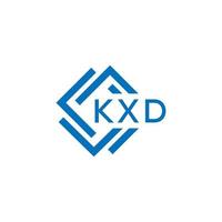 kxd brief logo ontwerp Aan wit achtergrond. kxd creatief cirkel brief logo concept. kxd brief ontwerp. vector