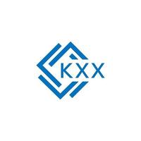kxx brief logo ontwerp Aan wit achtergrond. kxx creatief cirkel brief logo concept. kxx brief ontwerp. vector