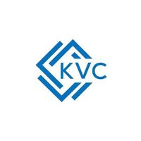 kvc brief logo ontwerp Aan wit achtergrond. kvc creatief cirkel brief logo concept. kvc brief ontwerp. vector