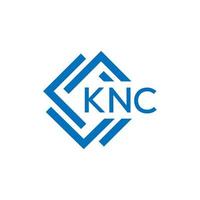 knc brief logo ontwerp Aan wit achtergrond. knc creatief cirkel brief logo concept. knc brief ontwerp. vector