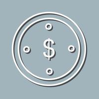 dollar munt vector pictogram