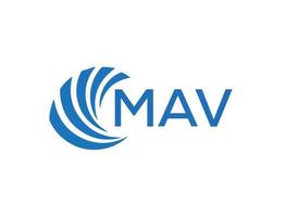 mav abstract bedrijf groei logo ontwerp Aan wit achtergrond. mav creatief initialen brief logo concept. vector