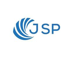 jsp abstract bedrijf groei logo ontwerp Aan wit achtergrond. jsp creatief initialen brief logo concept. vector