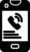 telefoongesprek vector pictogram