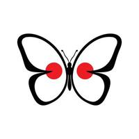 Japan vlag vlinder ontwerp. nationaal wereld vlag insect. vector