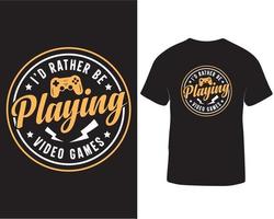 ID kaart liever worden spelen video spellen t-shirt ontwerp, gaming t-shirt ontwerp citaten pro downloaden vector