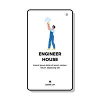 ingenieur huis vector