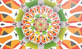 vector mandala ornament, bloemen mandala, patroon, mandala behang