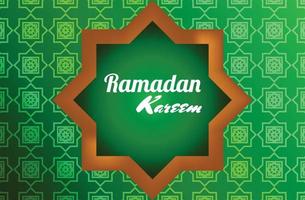 ramadan kareem sjabloon achtergrond vector