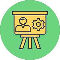 project management vector icon