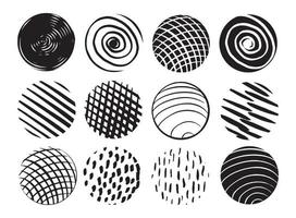 vector achtergrond structuur vlek verf lijnen borstel beroertes verstrooiing dots in zwart grafisch ontwerp element