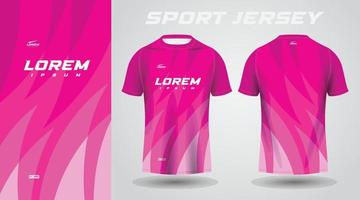 roze overhemd voetbal Amerikaans voetbal sport Jersey sjabloon ontwerp mockup vector