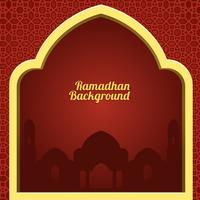 ramadhan rode achtergrond vector