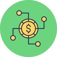 dollar vector pictogram