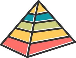 piramide vector icoon