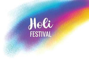 veelkleurig kleurrijk verstuiven Golf gelukkig holi festival achtergrond vector