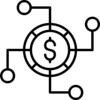 dollar vector pictogram