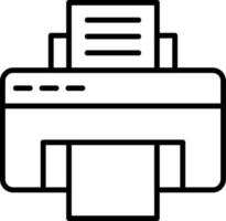 printer vector pictogram