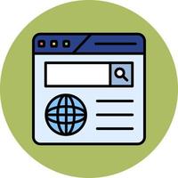 webpagina vector icoon