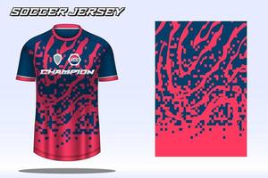 voetbal Jersey sport t-shirt ontwerp mockup voor Amerikaans voetbal club vector