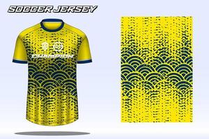 voetbal Jersey sport t-shirt ontwerp mockup voor Amerikaans voetbal club vector