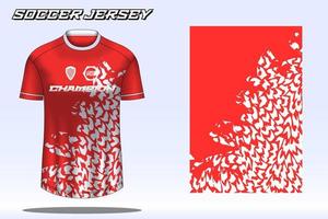 voetbal Jersey sport t-shirt ontwerp mockup voor Amerikaans voetbal club vector