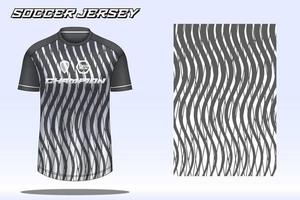 voetbal Jersey sport t-shirt ontwerp mockup voor Amerikaans voetbal club vector