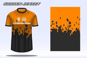 voetbal Jersey sport t-shirt ontwerp mockup voor Amerikaans voetbal club vector