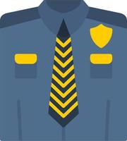 Politie uniform vector icoon