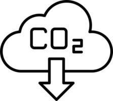 co2 vector icoon