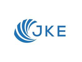 jke abstract bedrijf groei logo ontwerp Aan wit achtergrond. jke creatief initialen brief logo concept. vector