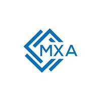 mxa brief logo ontwerp Aan wit achtergrond. mxa creatief cirkel brief logo concept. mxa brief ontwerp. vector