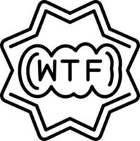 wtf vector icoon