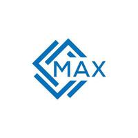 max. hoogte brief logo ontwerp Aan wit achtergrond. max. hoogte creatief cirkel brief logo concept. max. hoogte brief ontwerp. vector