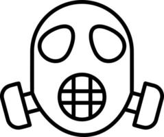 gasmasker masker vector icoon