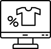 online uitverkoop vector icoon