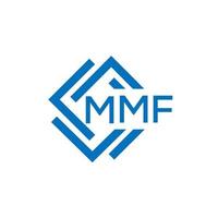 mmf brief logo ontwerp Aan wit achtergrond. mmf creatief cirkel brief logo concept. mmf brief ontwerp. vector