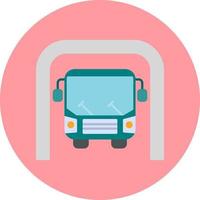 bus ondergronds vector icoon