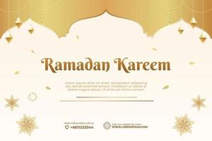 Ramadan kareem Islamitisch achtergrond vector. gelukkig Islamitisch nieuw hijri jaar. grafisch ontwerp voor de decoratie van geschenk certificaten, banners en folder. vector