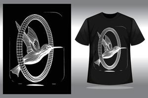 vector illustratie van een abstract t-shirt ontwerp, geschikt voor uw bedrijf t-shirt ontwerp